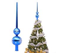 Sapin de Noël réutilisable et léger en forme d'étoile pour une utilisation festive dans les maisons, les parcs, les centres commerciaux et les événements spéciaux (bleu)
