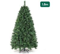 Sapin de Noël - SALCAR - 180 cm - PVC - Ignifuge - Réutilisable