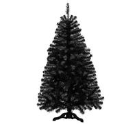 Sapin de Noël - SPRINGOS - Noir - 150 cm - Aiguilles écologiques - Montage facile