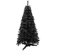 Sapin de Noël - SPRINGOS - Noir - 180 cm - Aiguilles écologiques - Montage facile