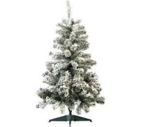 Sapin de Noël style ''enneigé'' 120 cm, 199 branches Blanc G