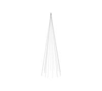 vidaXL Sapin de Noël sur mât de drapeau 732 LED Blanc froid 500 cm