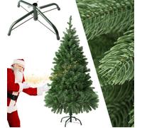 Sapin de Noël - TECTAKE - Arbre artificiel 140 cm avec 470 branches en polyéthylène et support en métal - Vert