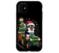 Sapin De Noël Tracteur Manchot Lunettes De Soleil Manchots Coque pour iPhone 11