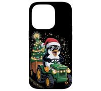 Sapin De Noël Tracteur Manchot Lunettes De Soleil Manchots Coque pour iPhone 14 Pro
