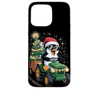 Sapin De Noël Tracteur Manchot Lunettes De Soleil Manchots Coque pour iPhone 15 Pro Max