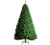 VEVOR Sapin de Noël Artificiel Pré-éclairé 2,28 m 550 LED 1346 Pointes Branches