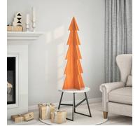 Sapin de Noël - vidaXL - 100 cm - Bois de pin massif - Marron - Intérieur