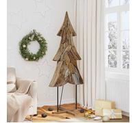 Sapin de Noël - VIDAXL - 180 cm - Bois de teck solide - Marron - Intérieur/extérieur abrité