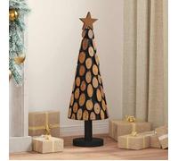 Sapin de Noël - VIDAXL - 42017944 - Bois de teck massif - 90 cm - Marron