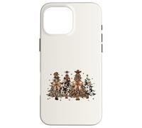 Sapin de Noël Western rétro Cowboy Coquette Cowgirl Coque pour iPhone 16 Pro Max