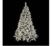Feeric Lights et Christmas - Sapin de noël Windy Peak 180cm Vert floqué Blanc