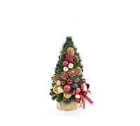 Sapin décoré, Petit Arbre de Noël Artificiel avec Bijoux