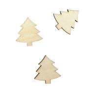 Sapin En Bois 2,5 Cm 50 Pièces