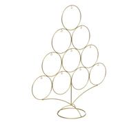 Sapin en métal - H 46 cm - Doré