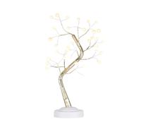 Sapin Lumineux 36L Perles LED Blanc Chaud