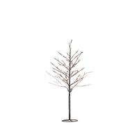 Sapin lumineux LED Alex Tree H 120 cm 160 Leds marron foncé