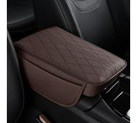 SAPINGNB Coussin D'accoudoir Voiture pour BMW iX1 (2022 2023 2024), Tapis D'accoudoir Voiture Voiture Coussin D'accoudoir Voiture Accessoire Voiture,Brown
