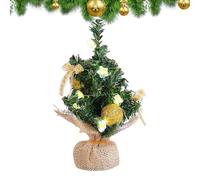 Sapins De Noël pour Table - Décoration Lumineuse pour Les Fêtes,Décoration Festive De Table | pour Maison Appartement Bureau Chambre Salon Étudiants Universitaires Dortoir Étagère