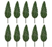 Sapins miniatures en plastique de 15 cm pour train, chemin de fer, architecture de paysage, décoration de jardin, mise en page de paysage, projets de diorama, modèles à l'échelle