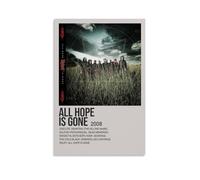 SAPJFVNK Slipknot All Hope Is GoneCanvas Art Album Poster Hip-Hop Artiste Peinture sur Toile Album Peinture à l'huile Décorer Adolescent Maison Bureau 40 x 60 cm Sans Cadre Style 15