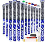 SAPLIZE 13 Grips de golf avec kit de regrippage complet, Standard/Midsize, grips de club de golf hybrides en caoutchouc