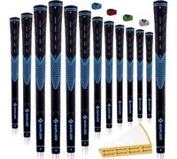 SAPLIZE Lot de 13 bandes de golf en caoutchouc sans grip - Série CC01 - Bleu standard