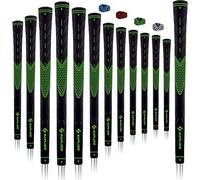 SAPLIZE Lot de 13 poignées de golf antidérapantes en caoutchouc - Taille standard - Vert