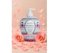 Sapone Liquido Rosa Rosae 500 ml - Savon Liquide Hydratant avec Extrait de Rose et Cologne, Made in Italy - Nettoyant Mains et Corps - Parfum Floral Doux
