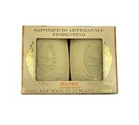 Saponificio Artigianale Fiorentino, Savon végétal au miel, lot de 2 savons de 150 g