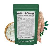 SaporePuro Amidon de Tapioca 200 g - Sans Gluten - Épaississant Naturel pour Crèmes, Sauces, Desserts et Préparations Culinaires