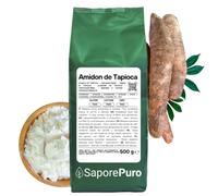 SaporePuro Amidon de Tapioca 500 g - Sans Gluten - Épaississant Naturel pour Crèmes, Sauces, Desserts et Préparations Culinaires