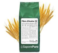 SaporePuro Fibre d'Avoine en poudre 1 kg - Sans Gluten - Source naturelle de fibres