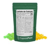 Saporepuro Lactate de calcium en poudre 250 gr - idéale pour la sphérification en cuisine moléculaire