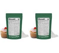 SaporePuro Mono60 - Mono- et Diglycérides d’Acides Gras 200 g - Émulsifiant Alimentaire d’Origine Végétale Sans Gluten pour Glaces, Sorbets, Margarines, Crèmes à Tartiner et Pâtisserie (Lot de 2)