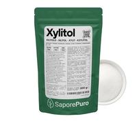 Saporepuro Xylitol en poudre de bouleau 200 g - substitut naturel du sucre - Idéal pour la cuisine et les boissons
