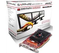 Sapphire AMD FIREPRO W5000 Carte graphique GDDR5, PCI-Express, 2 DisplayPort, DVI-I, Full HD, 2 Go