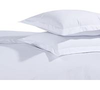 Sapphire Collection Paire de taies d'oreiller 100% Coton égyptien 500 Fils Blanc, Blanc, Pair of Oxford Style