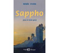 Sappho - Renée Vivien - Erosonyx - Poche - Poésie