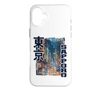 Sapporo City Retro Japon Esthétique Rues de Sapporo Coque pour iPhone 16 Plus