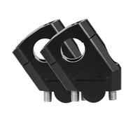SAQIYEU Handlebar Riser Moto pour R850R pour F800ST pour R1150R Moto Guidon Riser Barre De Montage Poignée Pince Guidon Riser Pinces Moto Barre Riser Adaptateur(Black,22mm)