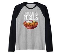 Saquen El Pozole Menudo Mexicain Drôle Mexique Sopa Maiz Manche Raglan