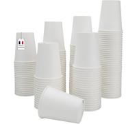SARA - 7 OZ - 1000 Gobelets en Carton, Jetables,Résistants à la Chaleur, Carton de Qualité, Idéal pour Café,Thé,Boissons Chaudes et Froides lors d'Événements comme Anniversaires,Réceptions