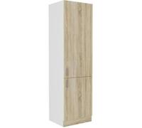 Sara - Colonne 2 Portes - Décor Chene Sonoma - L60xp57xh210 Cm