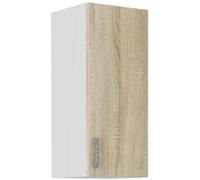 SARA Meuble haut - 1 porte - Décor chêne sonoma - L30 x P31 x H71,5 cm