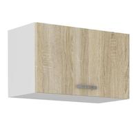Meuble hotte SARA - Décor chêne sonoma - L60xP31xH71,5 cm - Fabriqué en Pologne