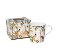 Sara Miller London Mug Palm Garden avec détails en or 22 carats