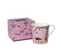 Sara Miller London Tasse en forme de plumes d'autruche avec détails en or 22 carats