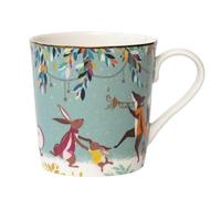 Sara Miller London Woodland Tales Mug Merry Band Vert