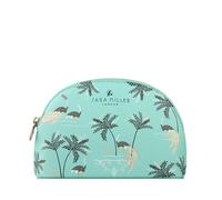 Sara Miller Petite Trousse de Toilette pour Les Essentiels de Maquillage, Cuir végétalien, Organiseur de Voyage pour Femme, Pochette à Fermeture éclair, Cadeau beauté pour Elle, sans cruauté Envers